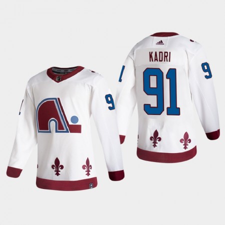 Colorado Avalanche tröja Nazem Kadri 91 2020-21 Reverse Retro Authentic - NHL Tröjor Herr